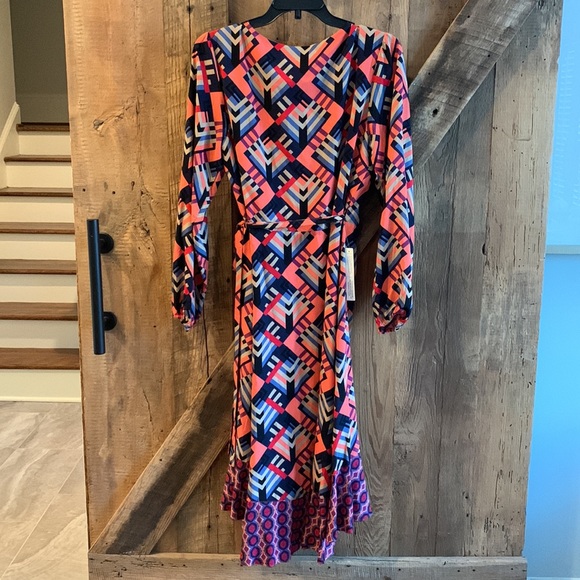 NWT Anthropologie Porridge Amity Wrap Dress Sz M - Picture 2 of 14